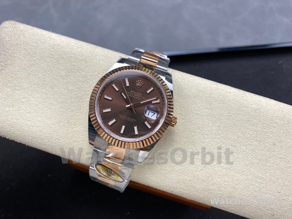 Rolex Datejust 41 Everose Gold Automatic 126331 0001 Chocolate Men's Watch