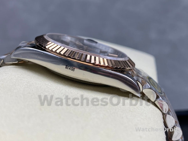 Rolex Datejust 41 Everose Gold Black Dial Jubilee Bracelet 126331