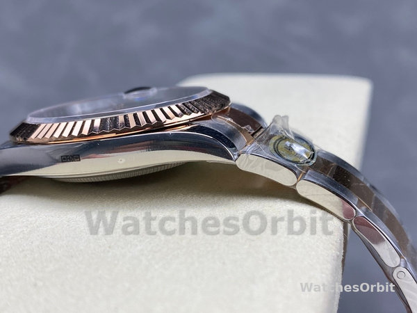 Rolex Datejust 41 Everose Gold Black Dial Oyster Bracelet 126331