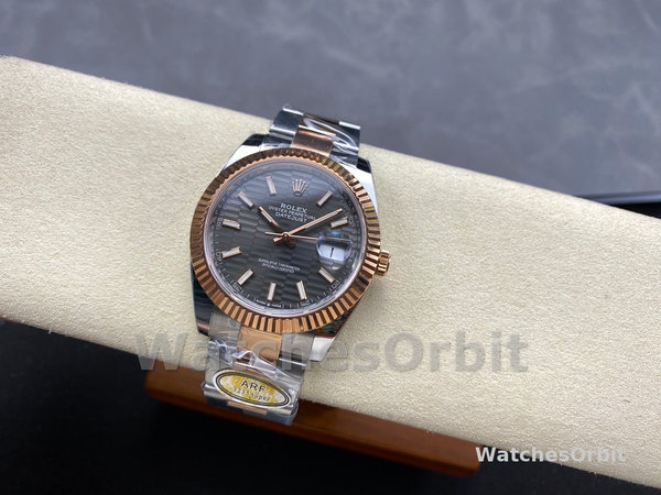 Rolex Datejust 41 Everose Gold & Stainless Steel 126331 0019 Men's Watch