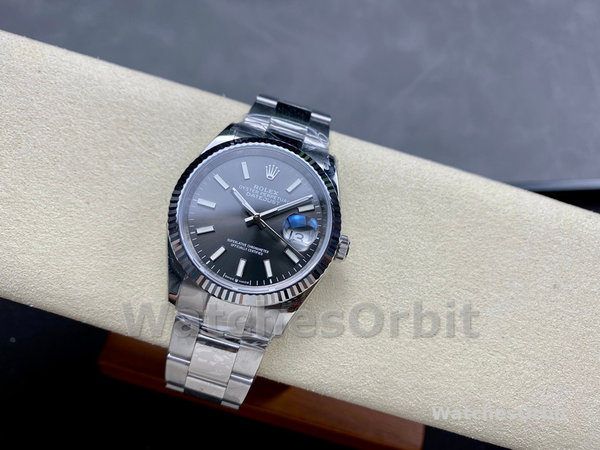 Rolex Datejust 41 Grey Dial Oystersteel & White Gold Steel Strap m126334 0013