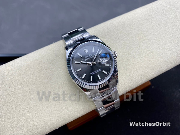 Rolex Datejust 41 Grey Dial Oystersteel & White Gold Steel Strap m126334 0013