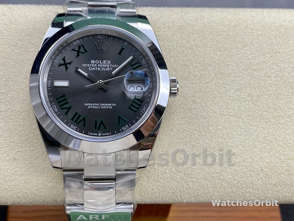 Rolex Datejust 41 Oyster Stainless Steel Slate M126300 0013 Men's Watch