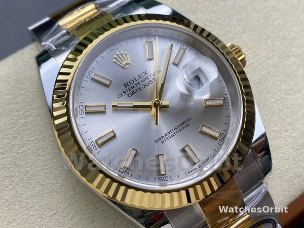 Rolex Datejust 41 Oystersteel Silver Dial M126333 0001 Men's Watch