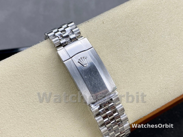 Rolex Datejust 41 Rhodium Diamond Dial Fluted Bezel m126334 0006 Men's Watch