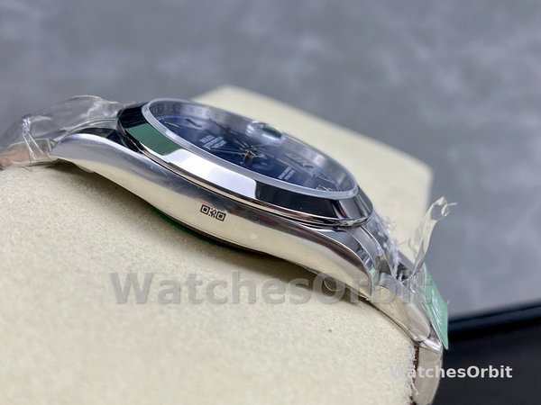 Rolex Datejust 41 Stainless Steel Azzuro Blue Roman Dial M126300 0017 Men's Watch