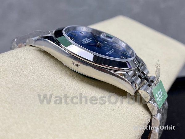 Rolex Datejust 41 Stainless Steel Blue Roman Dial Jubilee Bracelet M126300 0018 Men's Watch