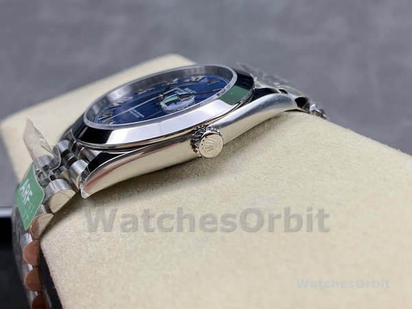 Rolex Datejust 41 Stainless Steel Blue Roman Dial Jubilee Bracelet M126300 0018 Men's Watch