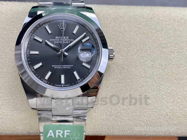 Rolex Datejust 41 Stainless Steel Slate Dial M126300 0007 Men's Watch