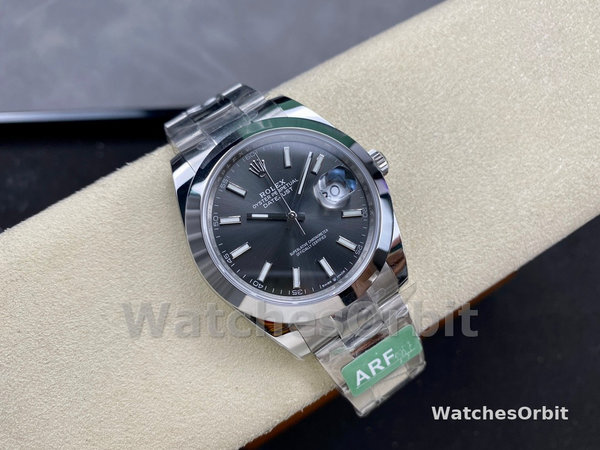 Rolex Datejust 41 Stainless Steel Slate Dial M126300 0007 Men's Watch