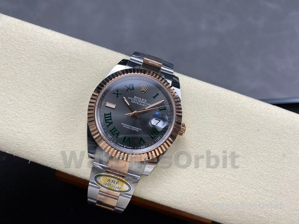 Rolex Datejust 41 Steel and Everose Gold Wimbledon Dial Oster Band m126331 0015