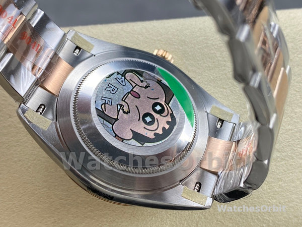 Rolex Datejust 41 Steel and Everose Gold Wimbledon Dial Oster Band m126331 0015