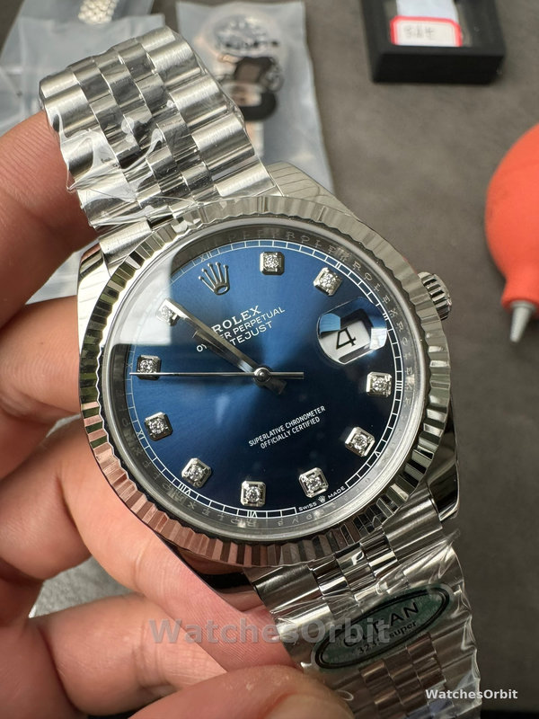 Rolex Datejust 41 White Gold Blue Dial 126334 0016