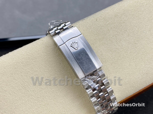 Rolex Datejust 41mm Black Diamond Dial White Rolesor Case m126334 0012 Men's Watch