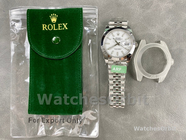 Rolex Datejust 41mm Stainless Steel 126300 0006 White Index Jubilee