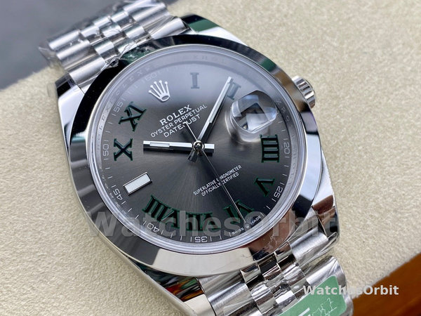 Rolex Datejust 41mm Stainless Steel m126300 0014 Slate Roman Jubilee