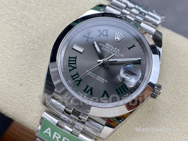 Rolex Datejust 41mm Stainless Steel m126300 0014 Slate Roman Jubilee