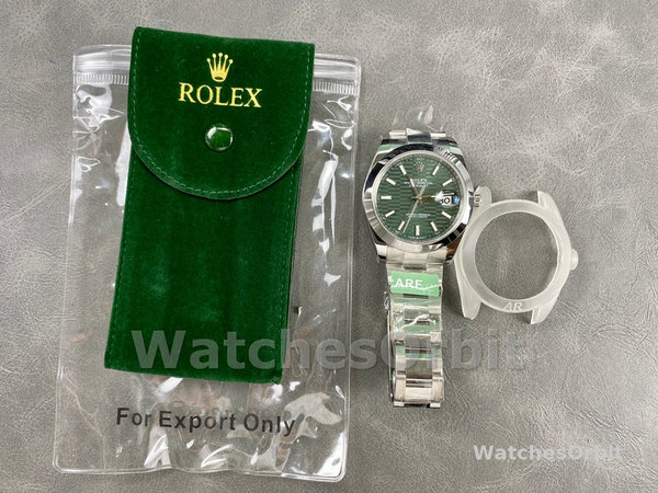 Rolex Datejust 41mm Steel Oyster Bracelet Smooth Bezel 126300 0021
