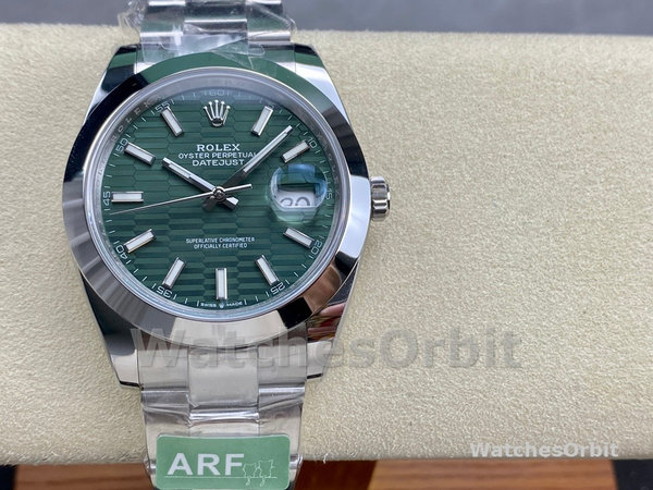 Rolex Datejust 41mm Steel Oyster Bracelet Smooth Bezel 126300 0021