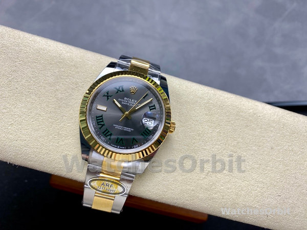 Rolex Datejust Grey Two Tone M126333 0019 41mm Mens