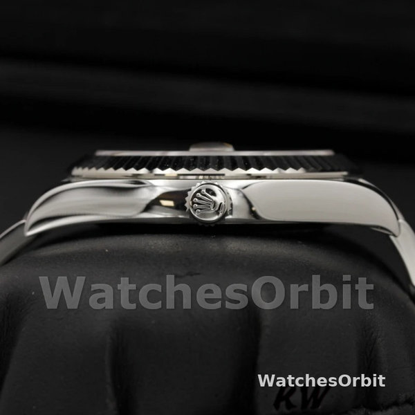 Rolex Datejust II 116334 Silver Diamond Dial 41mm Mens Replica Watch