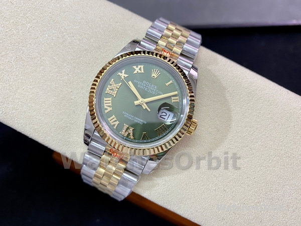 Rolex Datejust m126233 0025 Olive Green Dial 36MM Unisex Replica Watch