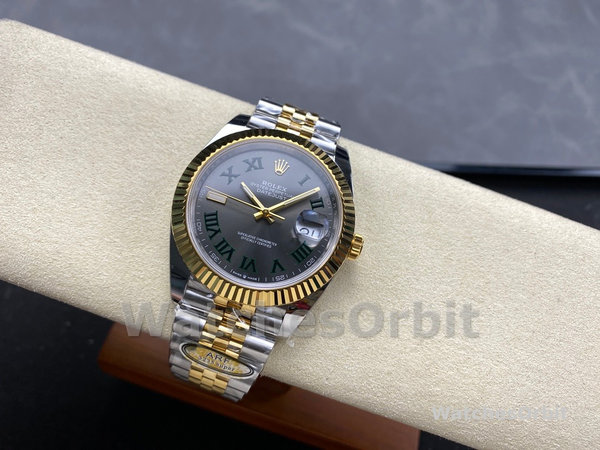 Rolex Datejust m126333 0020 Grey Dial Jubilee 41mm Two Tone Men's Watch