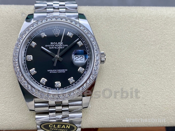 Rolex Datejust Stainless Steel 126284RBR 0019 Black Diamond Jubilee