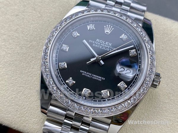 Rolex Datejust Stainless Steel 126284RBR 0019 Black Diamond Jubilee