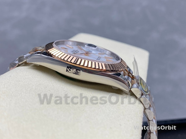 Rolex Datejust Steel & Everose Gold White Dial M126231 0017