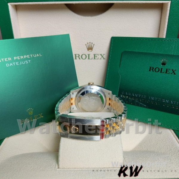 Rolex Datejust Two-Tone Steel Yellow Gold Fluted Bezel m126233 0035 36mm Unisex Replica Watch