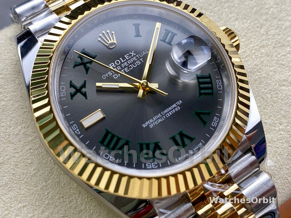 Rolex Datejust Two-Tone Steel Yellow Gold Fluted Bezel m126233 0035 36mm Unisex Replica Watch
