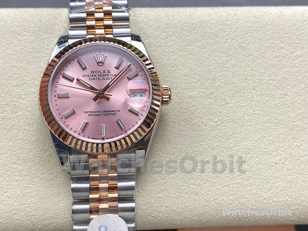 Rolex Lady Datejust 31 Two-Tone Fluted Rose Jubilee 279171 0023