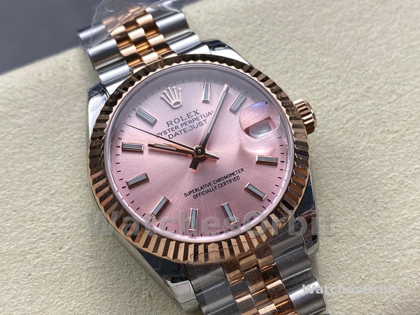 Rolex Lady Datejust 31 Two-Tone Fluted Rose Jubilee 279171 0023