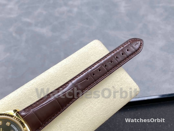 Rolex Day Date 118138 0020 Yellow Gold Diamond Ruby 36 mm
