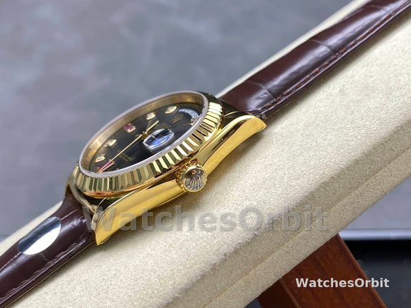 Rolex Day Date 118138 0020 Yellow Gold Diamond Ruby 36 mm