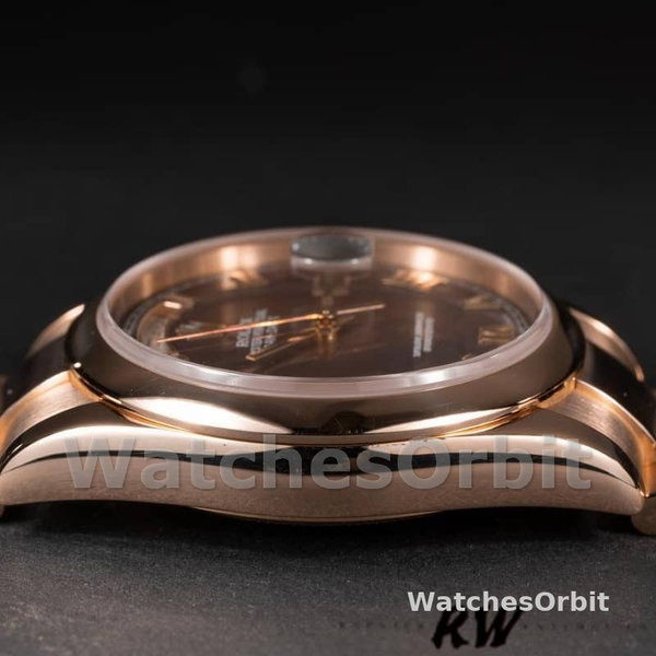 Rolex Day-Date 118205 MOP Roman numeral Dial 36mm Unisex Replica Watch