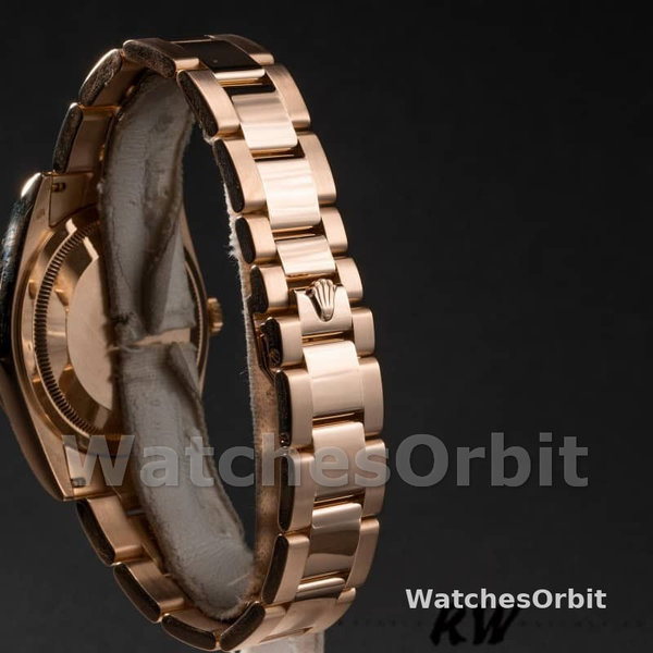 Rolex Day-Date 118205 MOP Roman numeral Dial 36mm Unisex Replica Watch