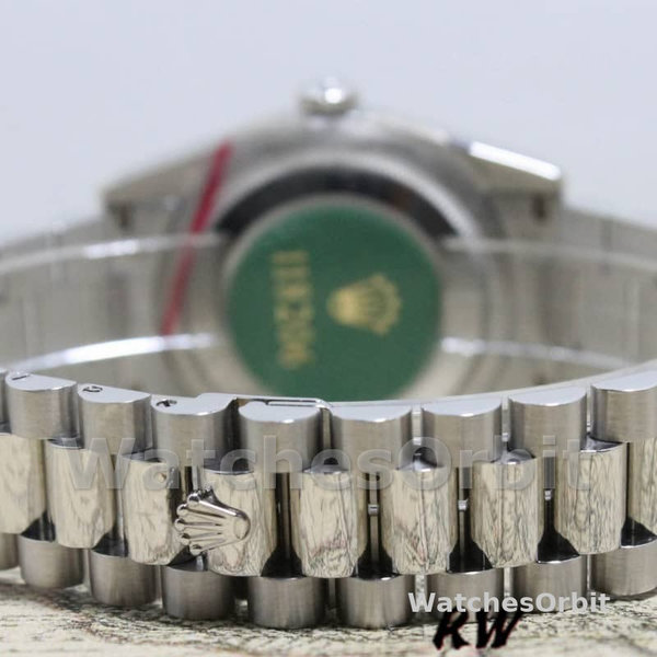 Rolex Day Date 118206 Black Diamond Dial 36mm Unisex Replica Watch