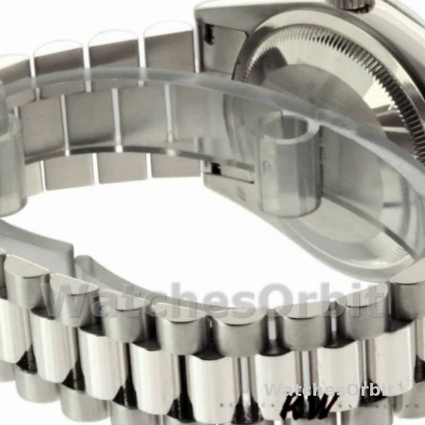 Rolex Day Date 118206 Mother of Pearl Black Dial 36mm Unisex Replica Watch
