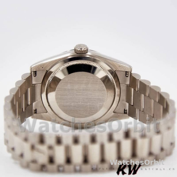 Rolex Day-Date 118206 White Roman Numeral 36mm Unisex Replica Watch