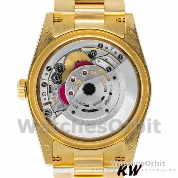 Rolex Day-Date 118208 Yellow Gold Champagne Diamond Dial 36mm Unisex Replica Watch
