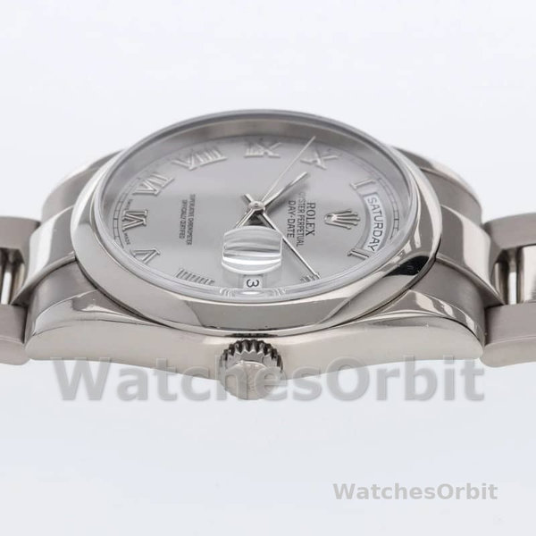 Rolex Day-Date 118209 White Dial 36mm Unisex Replica Watch