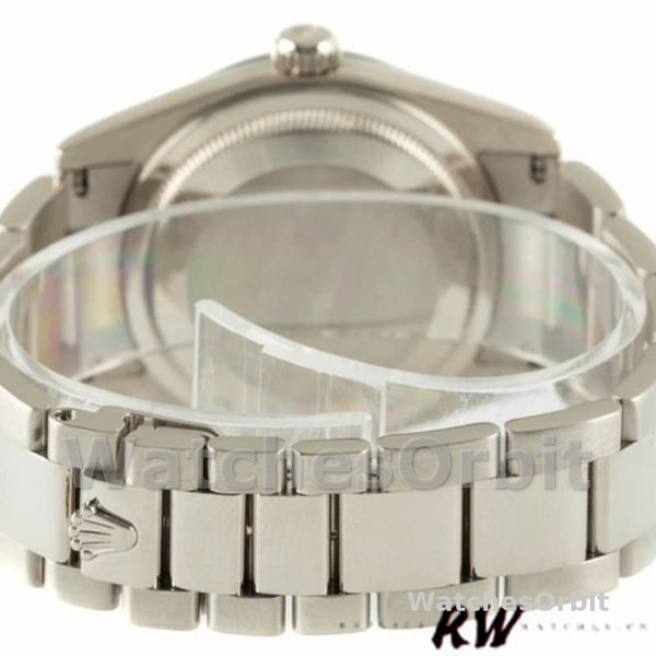 Rolex Day-Date 118209 White Gold Copper Brown Dial 36mm Unisex Replica Watch