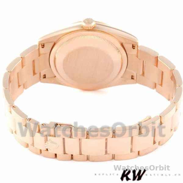 Rolex Day-Date 118235 Everose Gold Pink Diamond Dial 36mm Lady Replica Watch