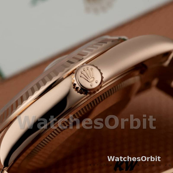 Rolex Day-Date 118235 Rhodium Grey Dial Rose Gold 36mm Unisex Replica Watch