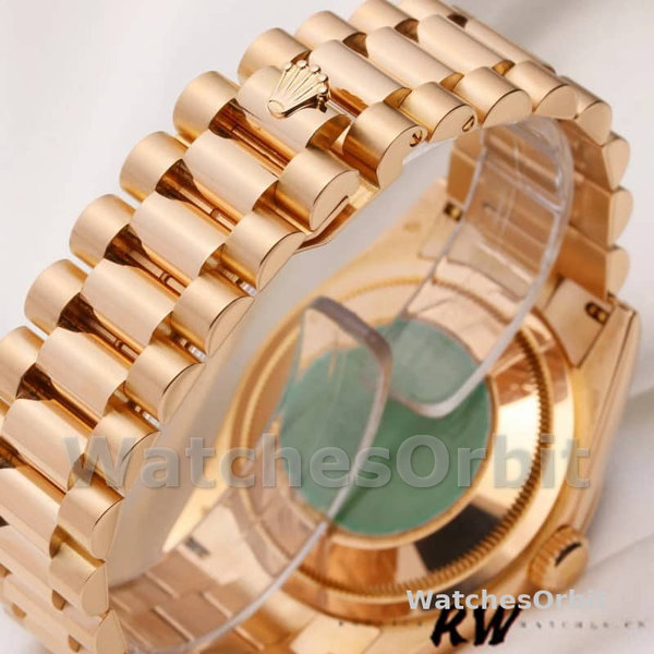 Rolex Day-Date 118235 Rose Gold Black Arabic Dial 36mm Unisex Replica Watch