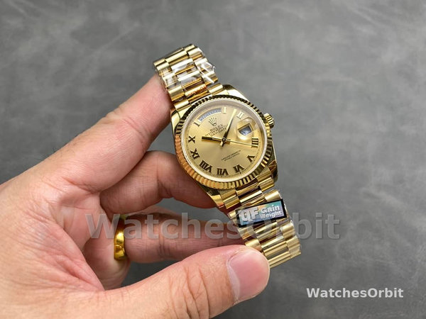 Rolex Day-Date 118238 Champagne Dial 36mm Unisex Replica Watch