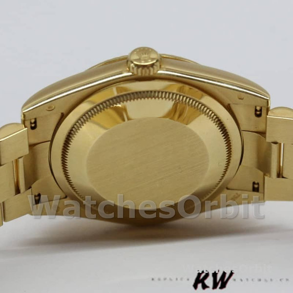 Rolex Day-Date 118238 Fluted Bezel Champagne Dial 36mm Unisex Replica Watch