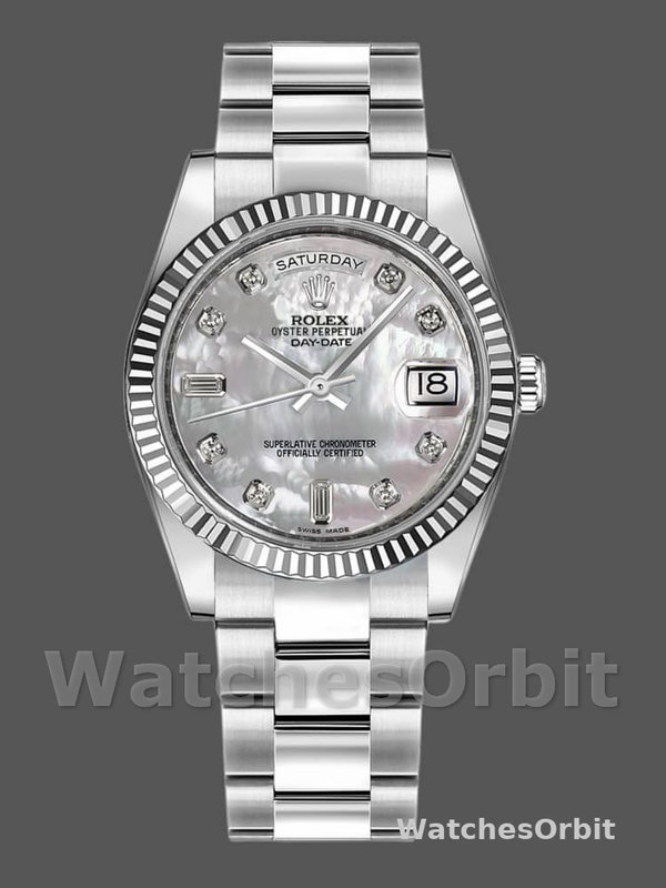 Rolex Day-Date 118239 MOP Diamond Dial 36mm Unisex Replica Watch